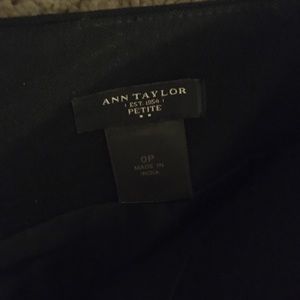 Ann Taylor Black Pencil Skirt